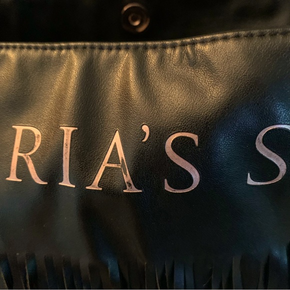 USED BLACK VICTORIA SECRET TOTE - Picture 9 of 9